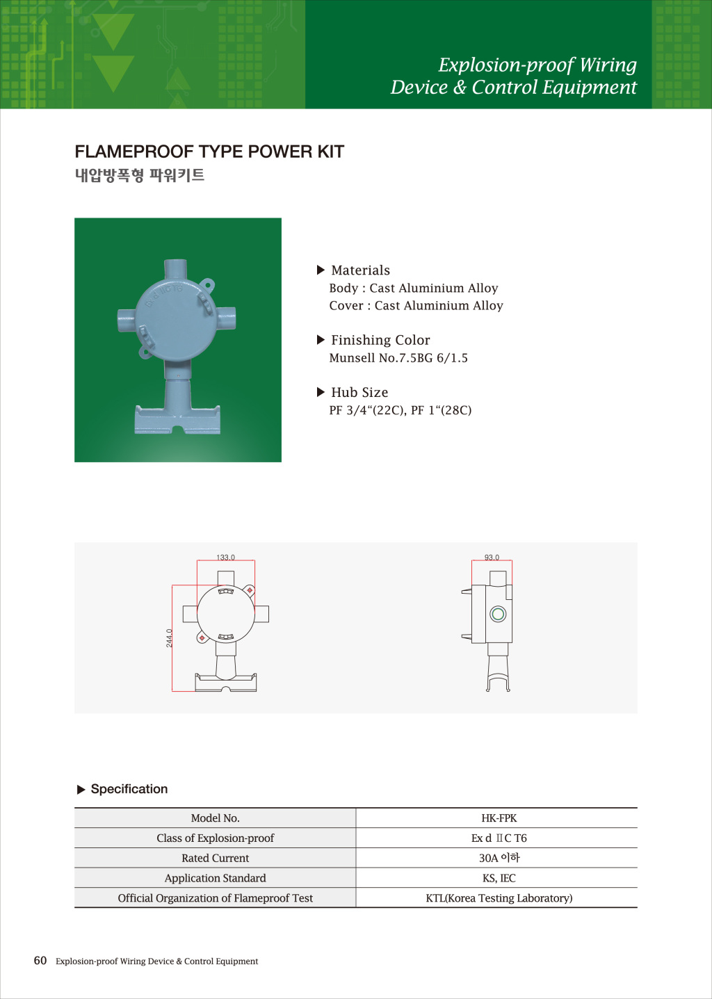 내압방폭형 파워키트